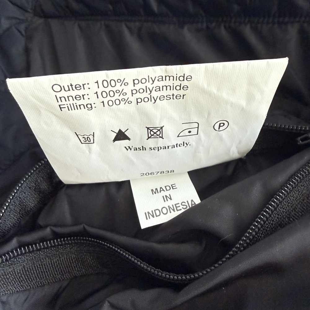 Barbour Mens Size Large Airedale D685 Quilted Jacket Black Corduroy Collar - Picture 8 of 12